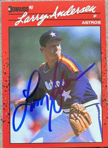 Larry Andersen Autographed 1990 Donruss #359