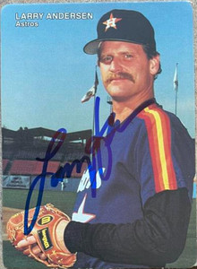 Larry Andersen Autographed 1990 Houston Astros Mother's Cookies #20