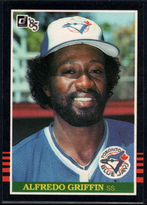 1985 Donruss #73 Alfredo Griffin VG Toronto Blue Jays 