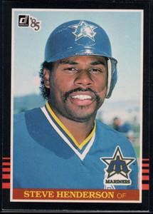 1985 Donruss #145 Steve Henderson VG Seattle Mariners 