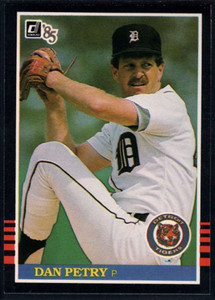1985 Donruss #334 Dan Petry VG Detroit Tigers 