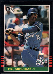 1985 Donruss #339 Pat Sheridan VG Kansas City Royals 