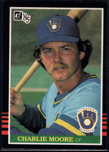 1985 Donruss #351 Charlie Moore VG Milwaukee Brewers 