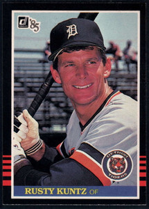 1985 Donruss #516 Rusty Kuntz VG Detroit Tigers 