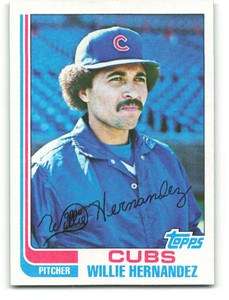 1982 Topps #23 Willie Hernandez VG Chicago Cubs 