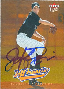 Jeff Francis Autographed 2005 Fleer Ultra #218