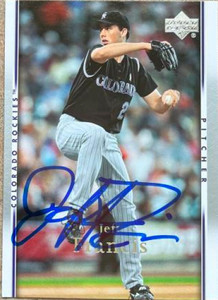 Jeff Francis Autographed 2007 Upper Deck #670