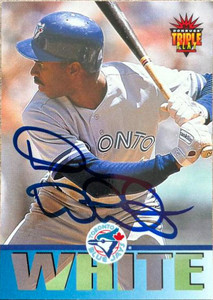 Devon White Autographed 1994 Triple Play #40
