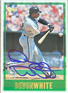 Devon White Autographed 1997 Topps #359