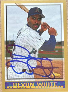 Devon White Autographed 1998 Topps #457