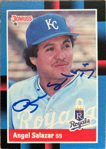 Argenis Salazar Autographed 1988 Donruss #502