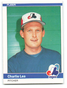 1984 Fleer #278 Charlie Lea VG Montreal Expos 