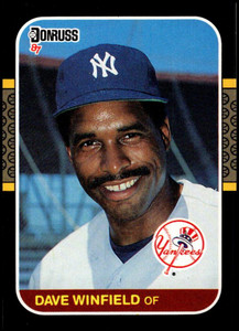 1987 Donruss #105 Dave Winfield VG New York Yankees 