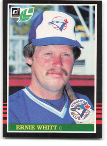 1985 Donruss/Leaf #181 Ernie Whitt VG Toronto Blue Jays 