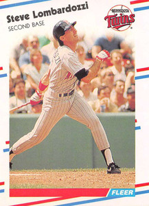1988 Fleer #16 Steve Lombardozzi VG Minnesota Twins 