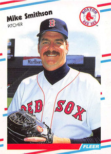 1988 Fleer Update #9 Mike Smithson VG Boston Red Sox 
