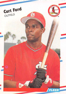 1988 Fleer #32 Curt Ford VG St. Louis Cardinals 