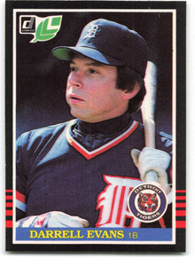 1985 Donruss/Leaf #215 Darrell Evans VG Detroit Tigers 