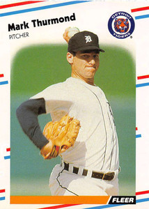 1988 Fleer #73 Mark Thurmond VG Detroit Tigers 