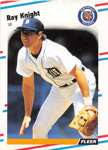 1988 Fleer Update #28 Ray Knight VG Detroit Tigers 