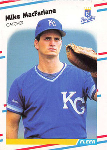 1988 Fleer Update #31 Mike Macfarlane VG RC Rookie Kansas City Royals 