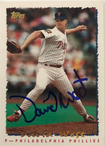 David West Autographed 1995 Topps #31