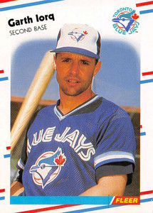 1988 Fleer #113b Garth Iorg COR VG Toronto Blue Jays 