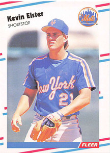 1988 Fleer Update #104 Kevin Elster VG New York Mets 