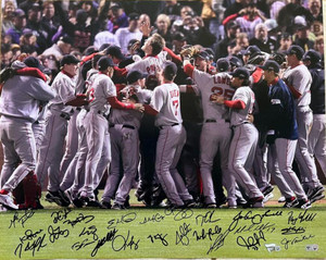 Clay Condrey Signed & Inscribed 8×10 Photo – Phillies 2008 World