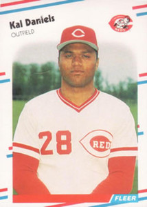 1988 Fleer #230 Kal Daniels VG Cincinnati Reds 