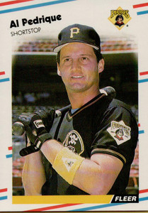 1988 Fleer #338 Al Pedrique VG Pittsburgh Pirates 