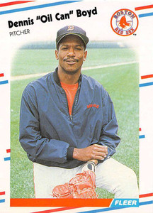 1988 Fleer #347 Oil Can Boyd VG Boston Red Sox 