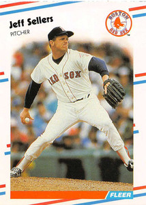 1988 Fleer #366 Jeff Sellers VG Boston Red Sox 