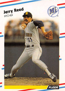 1988 Fleer #387 Jerry Reed VG Seattle Mariners 