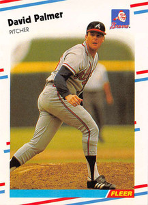 1988 Fleer #546 David Palmer VG Atlanta Braves 