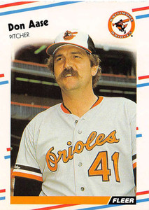 1988 Fleer #553 Don Aase UER VG Baltimore Orioles 