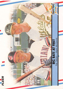 1988 Fleer #633 Pat Tabler/Mark McGwire Big Bats At First VG Cleveland Indians/Oakland Athletics 