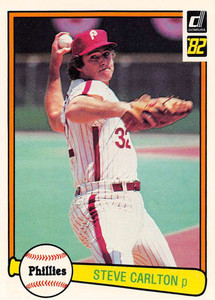1982 Donruss #42 Steve Carlton VG Philadelphia Phillies 
