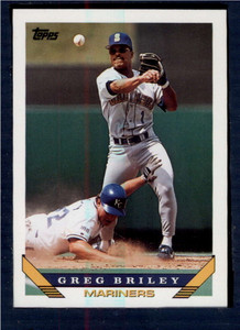 1993 Topps #14 Greg Briley VG Seattle Mariners 