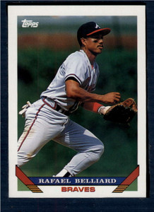 1993 Topps #62 Rafael Belliard VG Atlanta Braves 