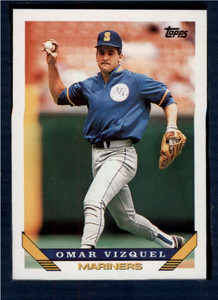 1993 Topps #68 Omar Vizquel VG Seattle Mariners 