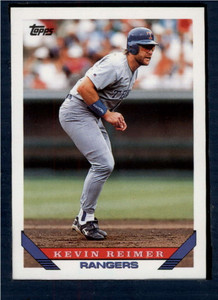 1993 Topps #87 Kevin Reimer VG Texas Rangers 