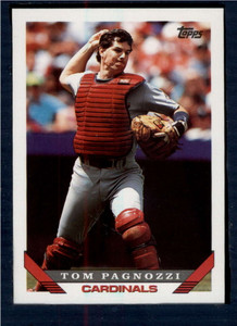 1993 Topps #92 Tom Pagnozzi VG St. Louis Cardinals 
