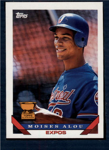 1993 Topps #123 Moises Alou VG Montreal Expos 