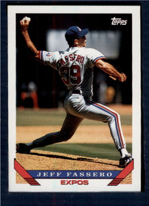 1993 Topps #178 Jeff Fassero VG Montreal Expos 