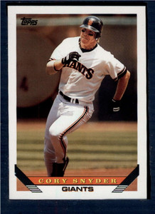 1993 Topps #254 Cory Snyder VG San Francisco Giants 