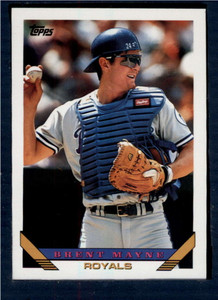 1993 Topps #294 Brent Mayne VG Kansas City Royals 