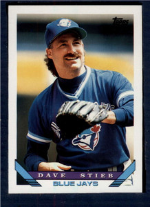 1993 Topps #295 Dave Stieb VG Toronto Blue Jays 