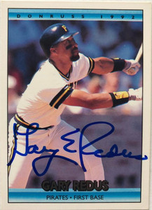 Gary Redus Autographed 1992 Donruss #67