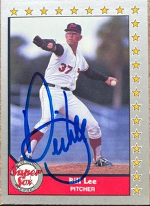 Bill Lee Autographed 1990 Pacific Senior League #28